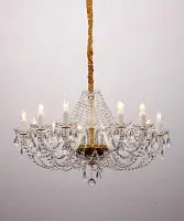 Люстра подвесная Симоун (Simone) 1736-12P Favourite без плафона на 12 ламп, основание жёлтое золотое в стиле современный Люстра подвесная Симоун (Simone) 1736-12P Favourite без плафона на 12 ламп, основание жёлтое золотое в стиле современный